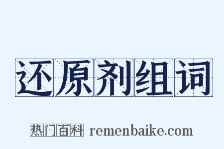还原剂组词是什么意思的图片